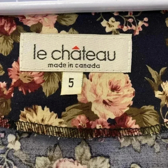 LE Chateau Vintage Looking Dress with belt and  fabric buttons​​ - Picture 4 of 7